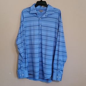 Peter Millar blue long sleeve button down size XL